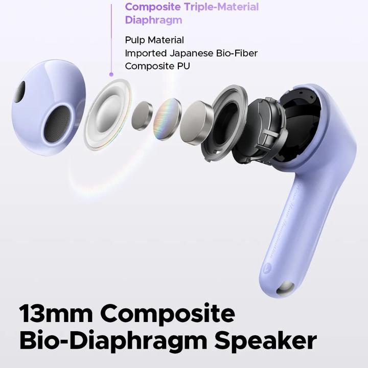 Immagine prodotto Soundpeats Cuffie TWS Air 5 (viola) (ANC, 20 h, Senza fili)