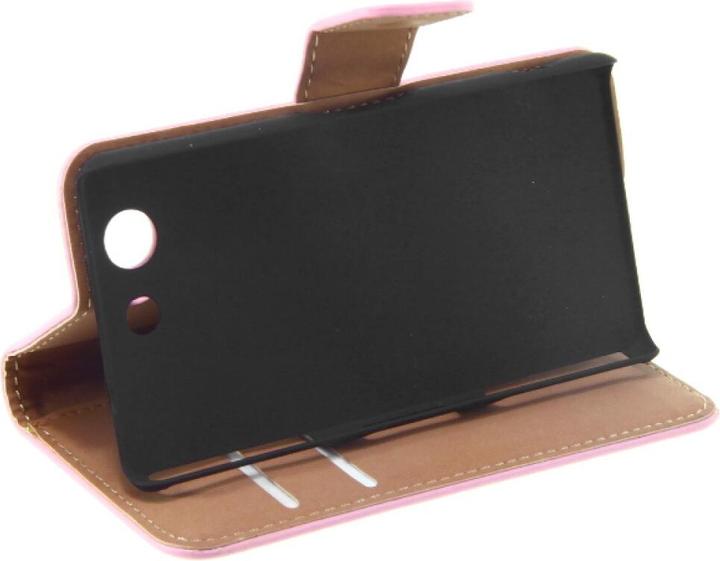 Image du produit NoName Slim Book Case en cuir pour Sony Xperia Z3 Compact rose (Sony Xperia Z3 Compact)