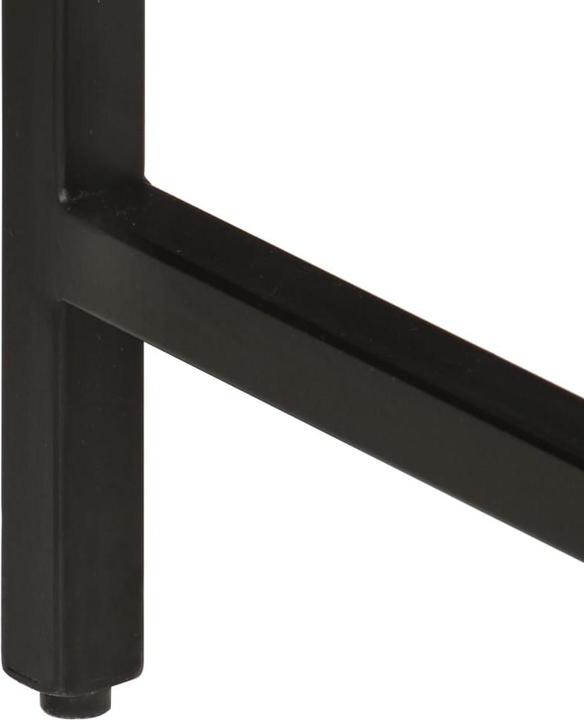 Actual product image VidaXL Rough and iron dining table (110 x 55 x 75 cm)