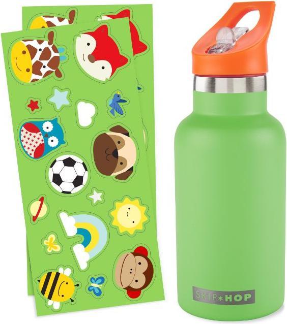 Immagine prodotto Skiphop Bottiglia sportiva con adesivo verde (350 ml)
