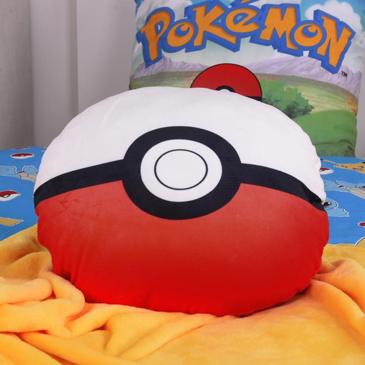 Produktbild Herding Pokemon Dekokissen Pokeball 30 cm (30 x 30 cm)