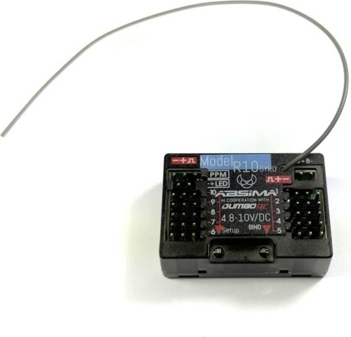 Produktbild Absima 10-Kanal Empfänger mit Gyro R10GYRO 2.4GHz