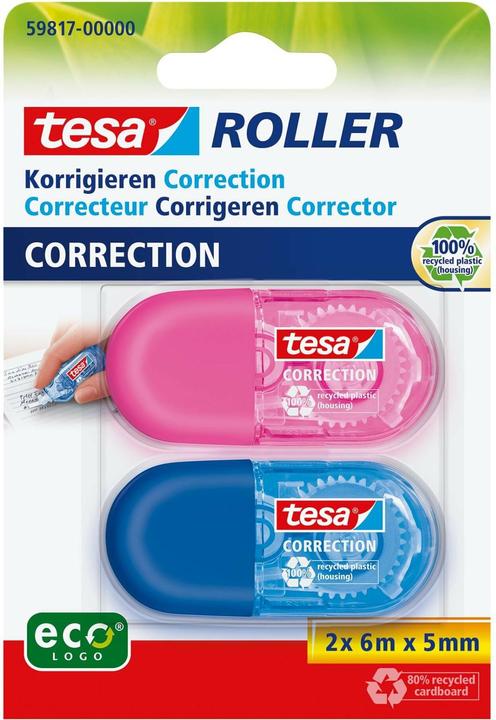 Actual product image tesa 2x Mini correction roller