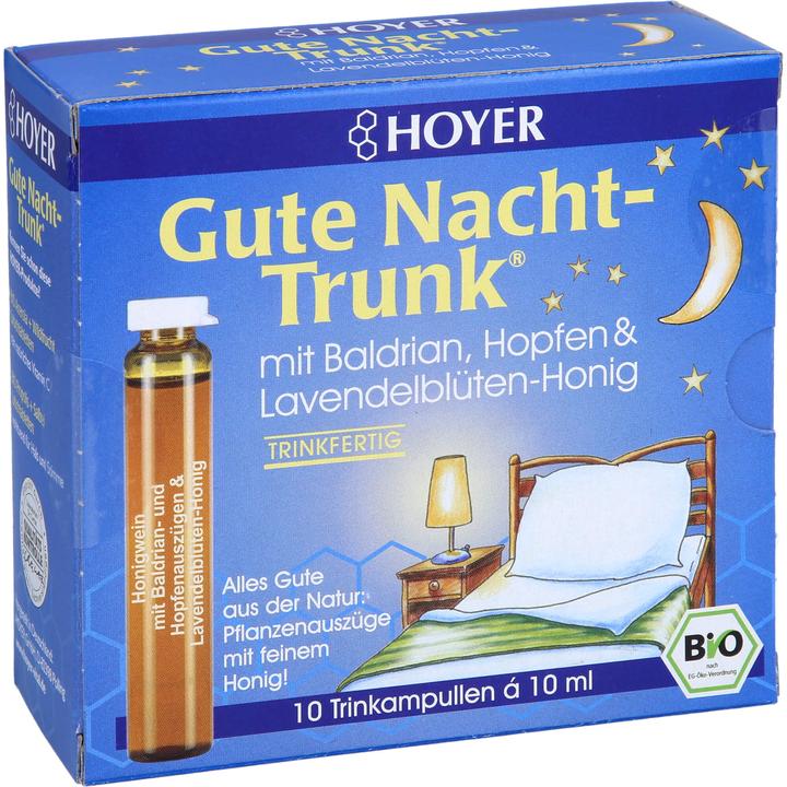 Immagine prodotto Hoyer Bevanda della buona notte (10 Pezzo/i, Fiala, 253 g)