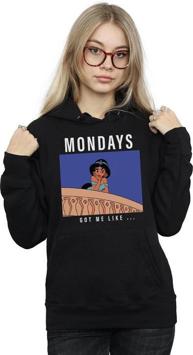 Produktbild Disney Princess Jasmine Mondays Got Me Like Kapuzenpullover (M)