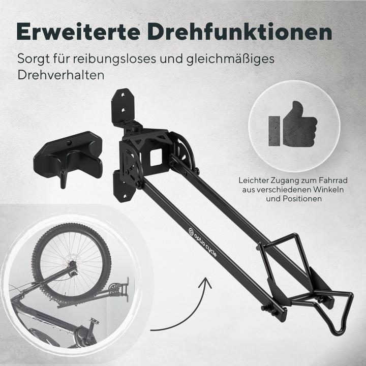 Actual product image Optio Cycle Velo-Wandhalterung