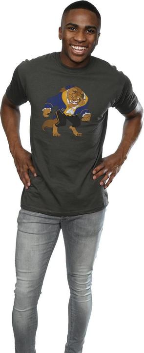 Actual product image Beauty And The Beast Mens Beast Character Heather T-Shirt (M)