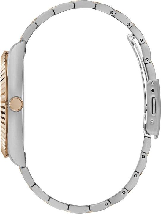 Actual product image Guess Men's Watch GW0265G12 Steel Bi-Color Rosegoud Quartz and Blue Dial (42 mm)