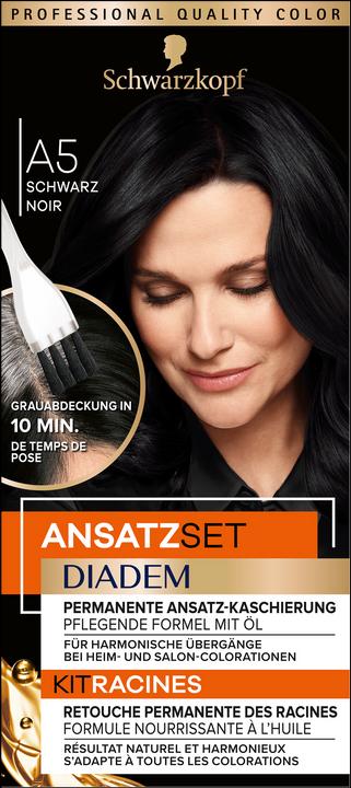 Actual product image Schwarzkopf Ansatzset Diadem (R5 Black)