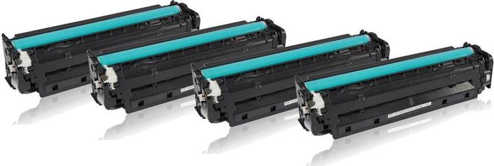 Produktbild Inkadoo Toner multipack kompatibel zu HP CF410A + CF252XM / 410A enthält 4x Tonerkartusche (M, C, Y, BK)