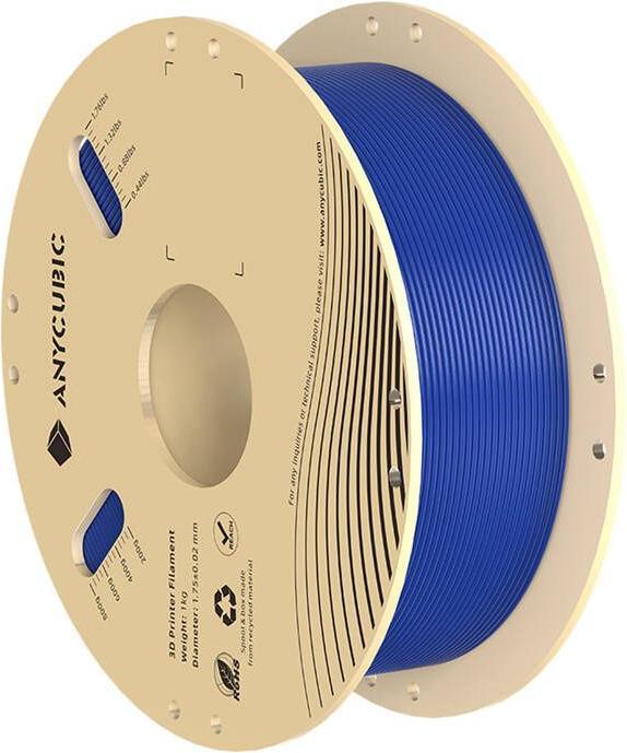 Anycubic PLA 1 KG Filament (Blue) (PLA, 1.75 mm, 1000 g, Blue)