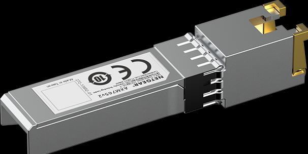 Actual product image Netgear SFP+ Module AXM765v2, 10Gbps Copper