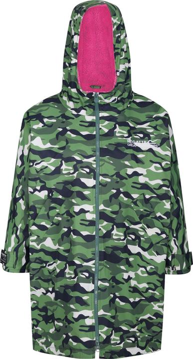 Actual product image Regatta Childrens/Kids Camouflage Waterproof Changing Robe (140, 146, 152, 158)