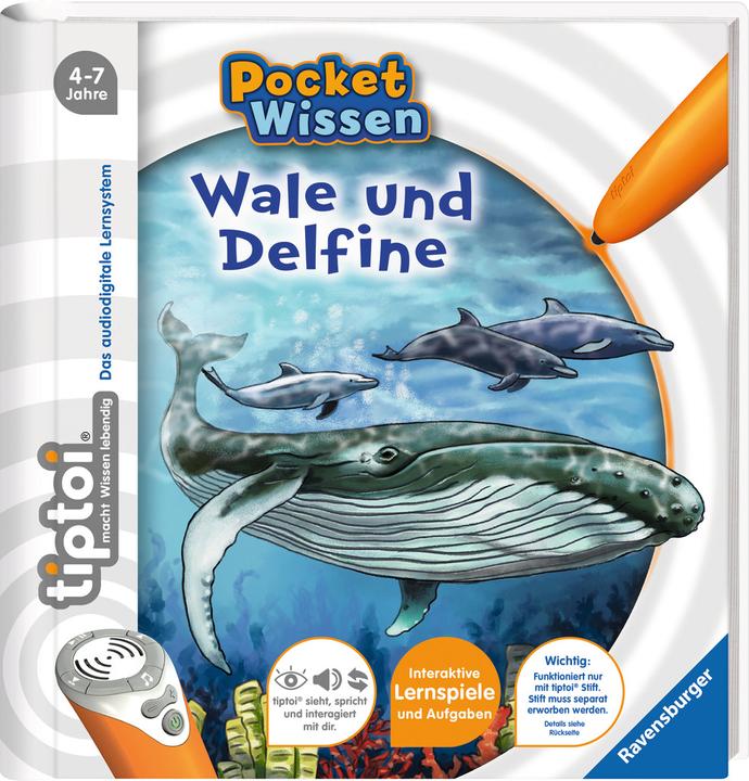 Produktbild tiptoi Pocket Wissen: Wale und Delfine (Deutsch)