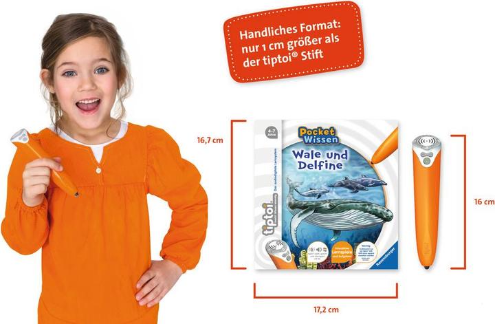 Produktbild tiptoi Pocket Wissen: Wale und Delfine (Deutsch)