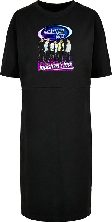 Merchcode Ladies Backstreet Boys - Backstreets Back Organic Oversized Slit Tee Dress - 117791