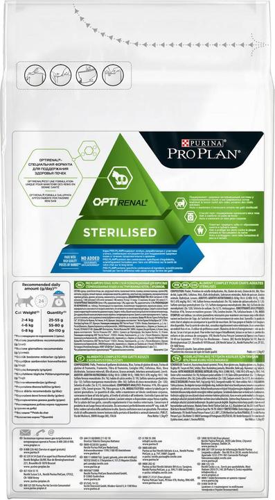 Produktbild Pro Plan Cat Sterilised Kaninchen (Adult, 1 Stk., 1500 g)