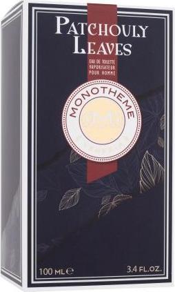 Actual product image Monotheme Patchouly Leaves Eau De Toilette Spray 100ml (Eau de toilette, 100 ml)