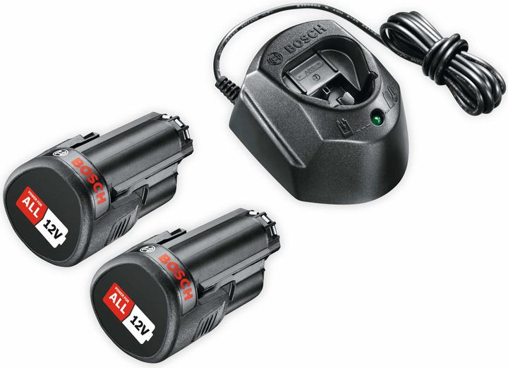 2 pacchi batterie, Caricatore