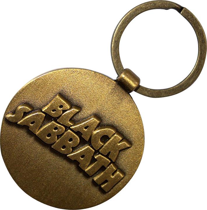 Actual product image Black Sabbath Wavy Logo 3D Keyring