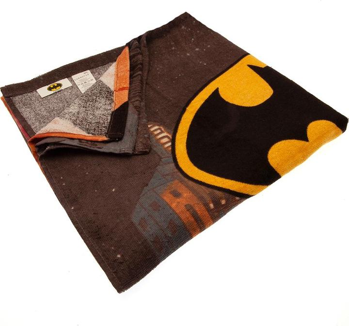 Image du produit Batman Serviette de plage en coton avec logo (140 x 70 cm)