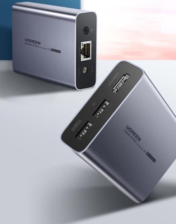 Actual product image Ugreen HDMI over Ethernet Extender