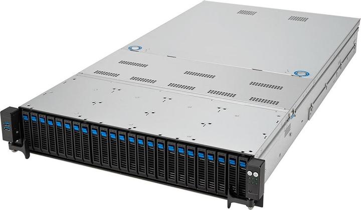 ASUS Platforma Rack (2U) RS720A-E12-RS24U AMD Epyc 9004 (24x NVMe 2xM.2 3xGPU 2x10Gbe IPMI 1+1 (AMD Epyc 9004 series, Rack Server)