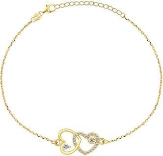 Immagine prodotto Brilio Argento - Bracciale romantico placcato oro con zirconi BRC32Y