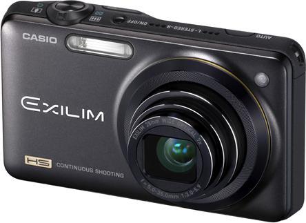 Casio Exilim EX-ZR10, 12MP, 7x Zoom, FullHD Movies, Black (12.10 Mpx, 1/2,3'')
