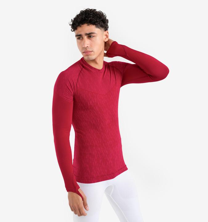Actual product image Kipsta Women's/men's football functional shirt long sleeve - Keepdry pink (XL)