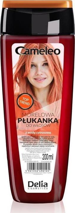 Immagine prodotto Delia Cosmetics Cameleo Balsamo all'Albicocca con Acqua di Agrumi Colore per Capelli Semi-Permanente per Toni Rossi (200 ml)