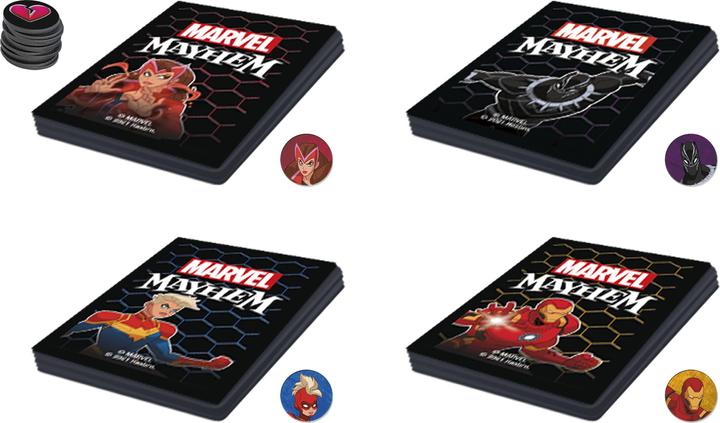 Actual product image Hasbro Gaming Card game Marvel Mayhem (German)