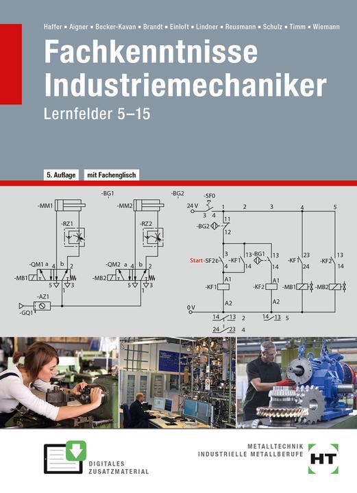 Produktbild eBook inside: Buch und eBook Fachkenntnisse Industriemechaniker (Deutsch, Haffer, Angelikaua, Reiner/Aigner, Hubert/Becker-Kavan, 2023)