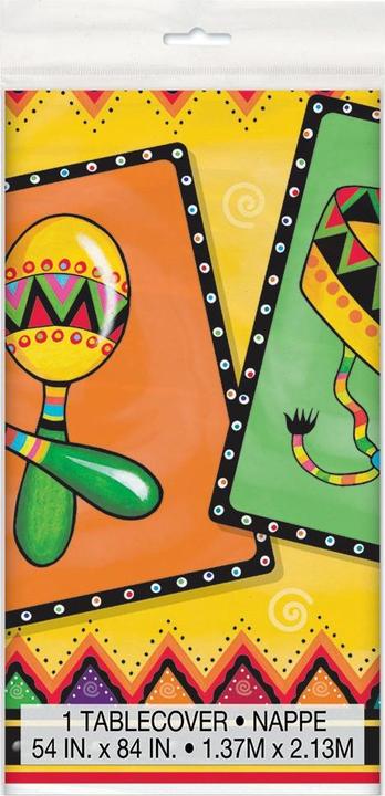 Produktbild Unique Party Mexikanisch Tischdecke Kunststoff (213,36 x 137,16 cm)