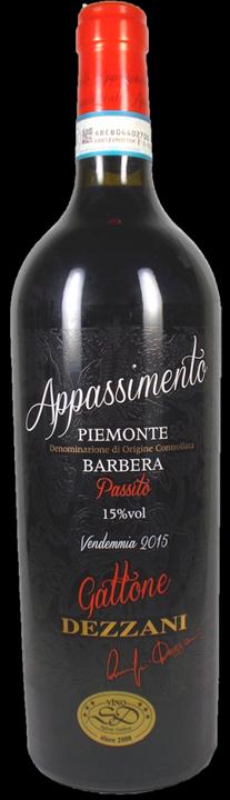 Immagine prodotto Dezzani Gattone Appassimento Piemonte DOC Barbera Passito (1 x 75 cl, 2015)