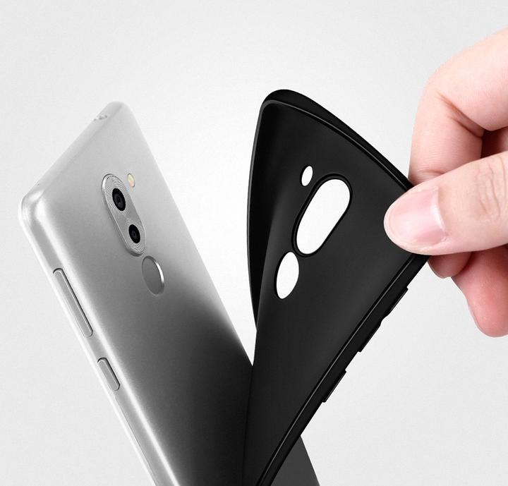 Produktbild König Design TPU Silikon Case für Handy Huawei Honor 6X Cover Bumper Schutz Hülle Blau Neu (Honor 6X)