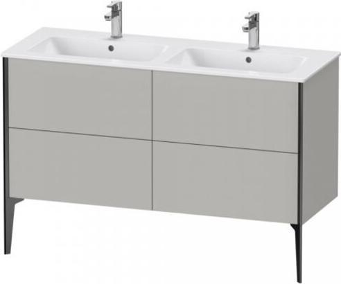 Produktbild Duravit XViu 4485 Waschtischunterbau stehend, 4 Auszüge, für Doppelwaschtisch ME by Starck 233613 (128 x 48 x 59.5 cm)