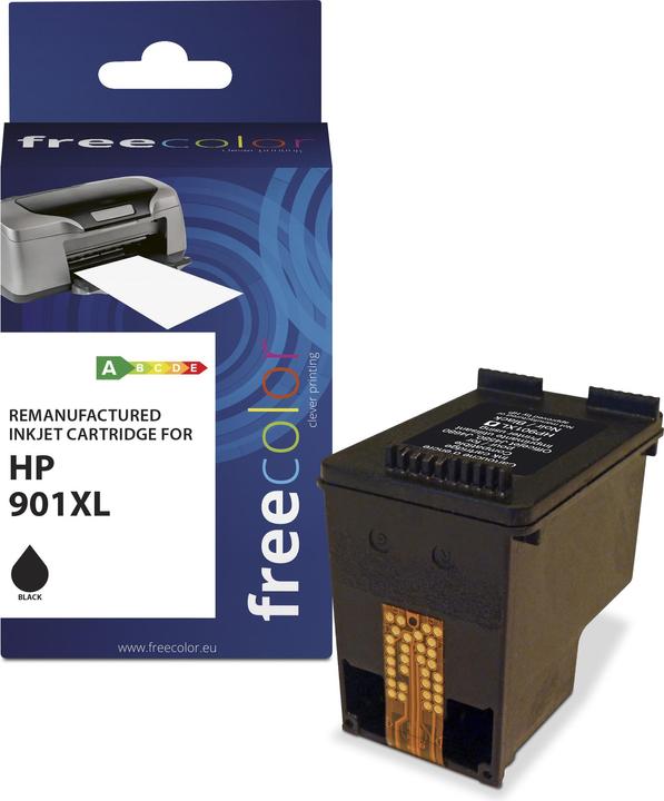 Image du produit Freecolor Cartouche HP 901XL noire remanufacturée