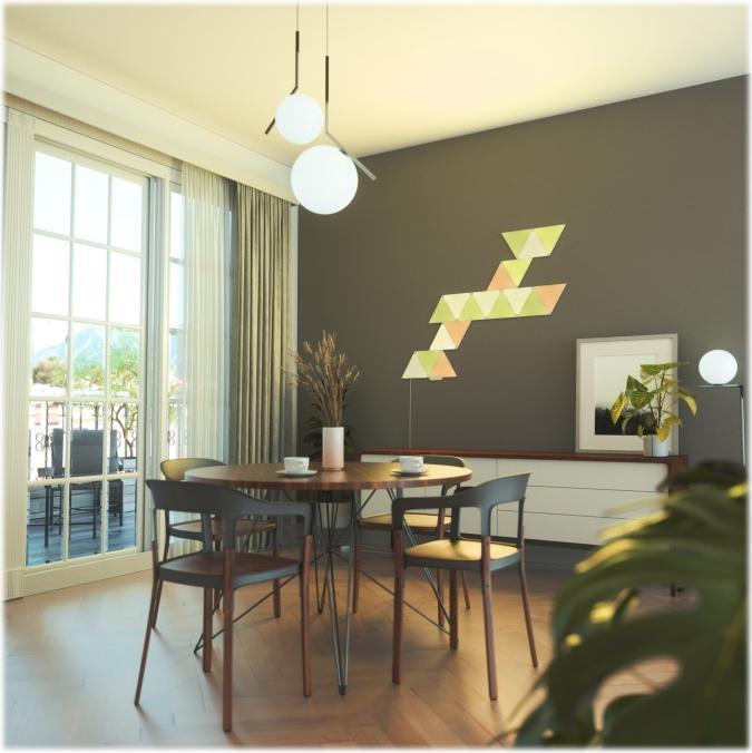 Productafbeelding Nanoleaf Vormen Driehoeken Slimmer Kit (100 lm)
