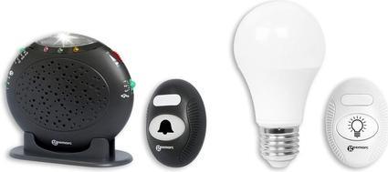 Image du produit Geemarc AmpliCALL 20+6 amplificateur de sonnette de porte sans fil +signal d'alarme