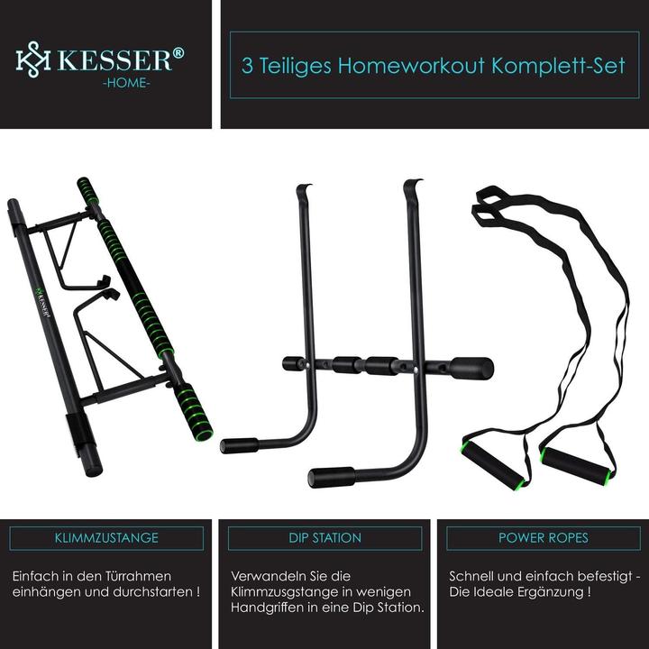Actual product image Kesser 4in1 Premium pull-up bar