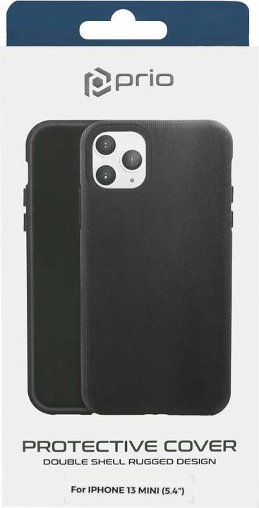 Produktbild prio Schutzhülle für iPhone 13 mini (5.4″) schwarz (Apple iPhone 13 mini)