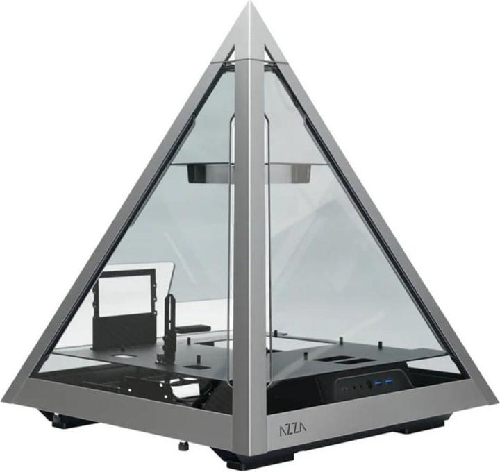 Immagine prodotto Azza Pyramid 804L, Cabina da banco/spettacolo (grigio/nero, vetro temperato)