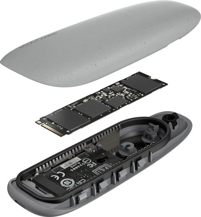 Image du produit ASUS Geh COBBLE GRAY Boîtier de stockage (M.2)