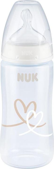 Image du produit NUK First Choice+ Set de 3 biberons avec contrôle de la température, 300ml, 0-6 mois, beige, rose, blanc (300 ml)