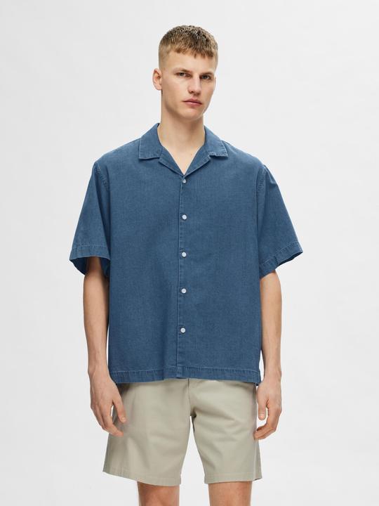 Image du produit Selected Homme Chemise en jean à manches courtes (S)