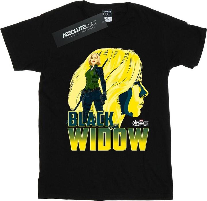 Immagine prodotto Avengers Infinity War Black Widow Character Maglietta Ragazzi (140, 146)