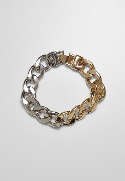 Produktbild Urban Classics Heavy Two-Tone Bracelet (21 cm, 100% Baumwolle)
