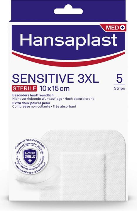 Hansaplast Wundpflaster Sensitive 3XL 5 Stück (5 x)
