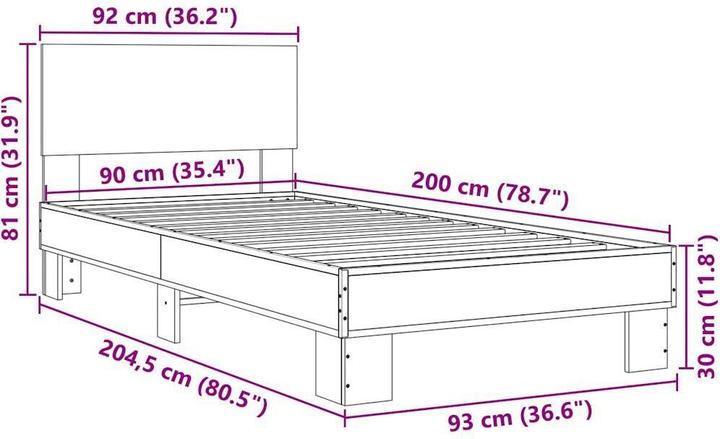 Image du produit VidaXL Kanika (90 x 200 cm)